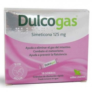 Dulcogas 125 Mg 18 Sobres